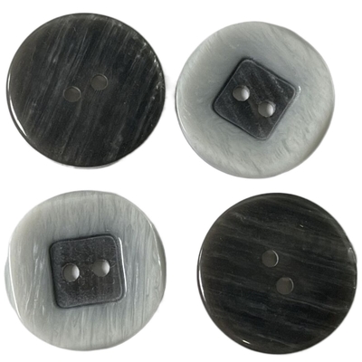 เสื้อแจ็คเก็ต เสื้อสเวตเตอร์ กระดุมโพลีเอสเตอร์ 2 ชั้น 44L 2-Holes